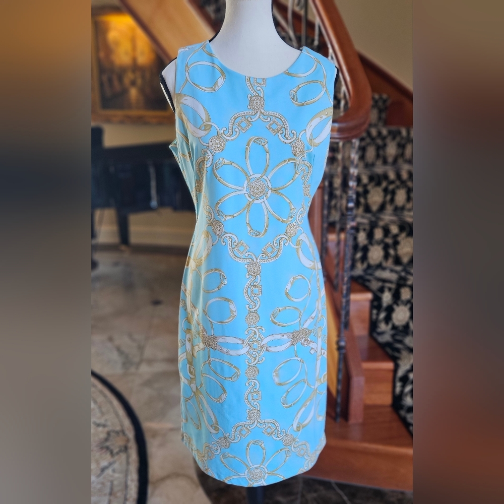 J.Mclaughlin Sophia Catalina Cloth Sheath Dress Sz M